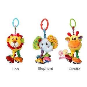 Planet Gates Baby Soft Plush Stuffed Animal Pull and Shake Vibrate Rattle Bed Crib Mobile Hanging Funny Bebe Toys for Newborn Children