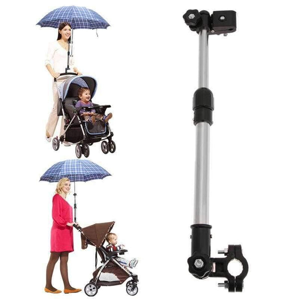 Planet Gates Baby Stroller Pram Umbrella Stretch Stand Holder Aluminum+ABS Umbrella Handlebar Holder Baby Stroller Accessories