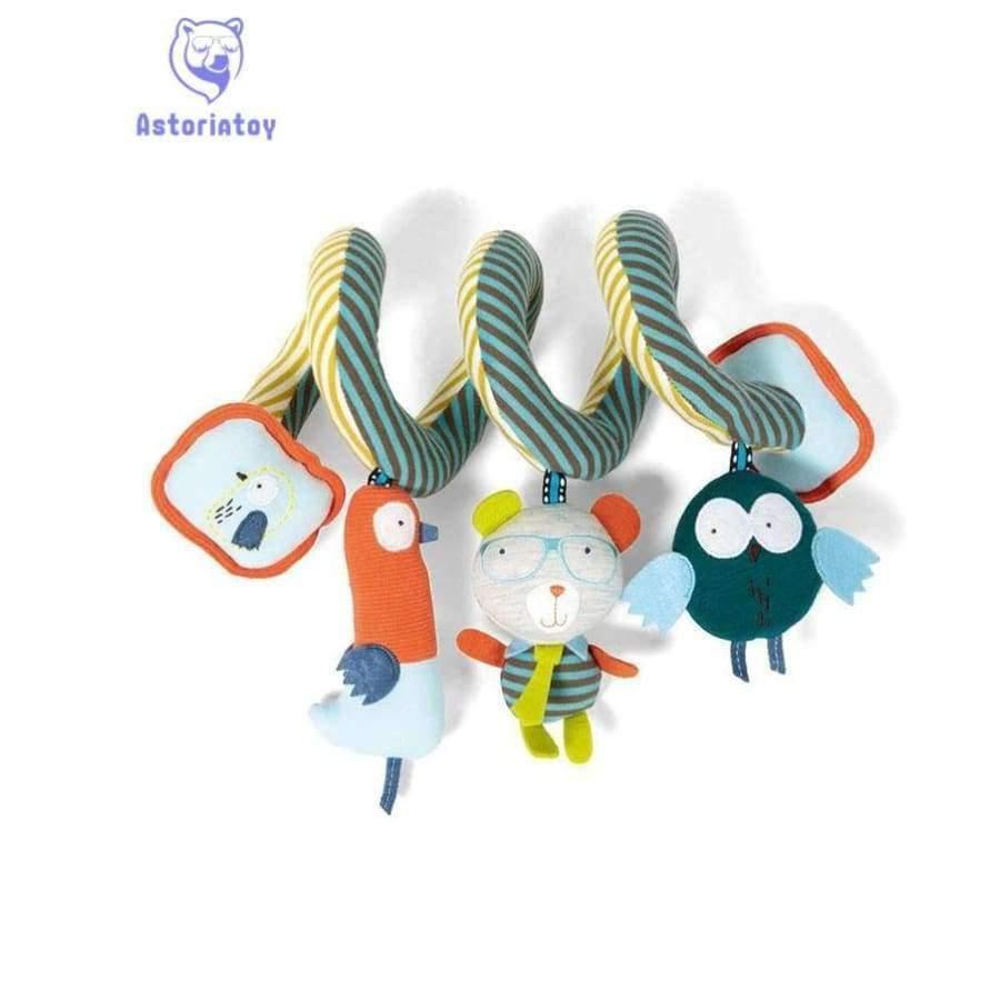 Planet Gates Baby Toy 0-12 Months Educational Toys For Kids Newborn Mobile Baby Rattles Bed Around Infant Stroller Bear Rattle