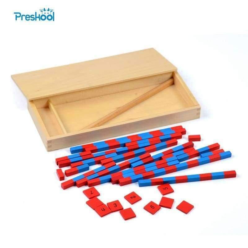 Planet Gates Baby Toy Small Numerical Rods Montessori Math Learning & Education Classic Wood Kids Toys Brinquedos Juguetes