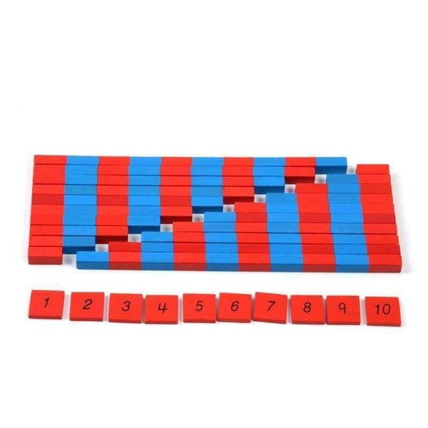 Planet Gates Baby Toy Small Numerical Rods Montessori Math Learning & Education Classic Wood Kids Toys Brinquedos Juguetes