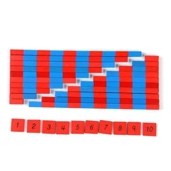 Planet Gates Baby Toy Small Numerical Rods Montessori Math Learning & Education Classic Wood Kids Toys Brinquedos Juguetes