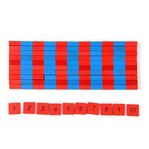 Planet Gates Baby Toy Small Numerical Rods Montessori Math Learning & Education Classic Wood Kids Toys Brinquedos Juguetes
