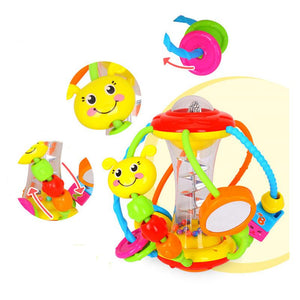 Planet Gates Baby Toys 0-12 Months climb Learning Baby Rattle Activity Ball Rattles Educational Toys For Baby Grasping Ball Puzzle