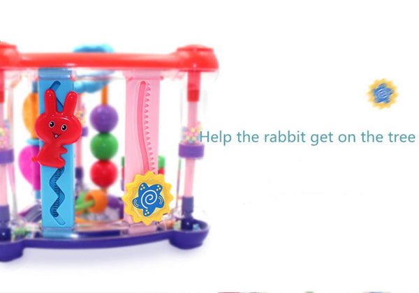 Planet Gates Baby Toys 0-12 Months climb Learning Baby Rattle Activity Ball Rattles Educational Toys For Baby Grasping Ball Puzzle