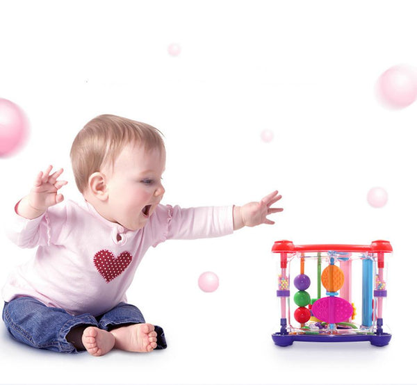 Planet Gates Baby Toys 0-12 Months climb Learning Baby Rattle Activity Ball Rattles Educational Toys For Baby Grasping Ball Puzzle