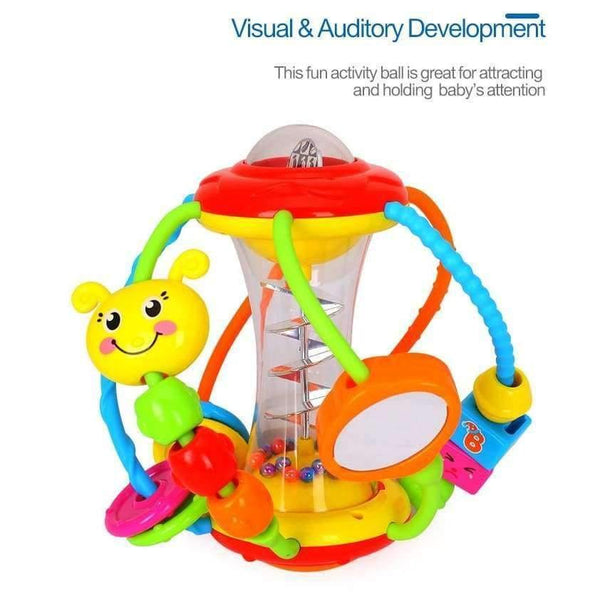Planet Gates Baby Toys Ball 929 Baby Rattles Educational Toys for Babies Grasping Ball Puzzle Multifunction Bell Ball 0-18 Months