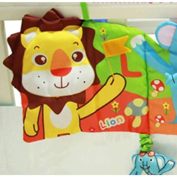 Planet Gates Baby Toys Soft Animal Cloth Books For Newborns 0-12 Months Infant Development Rustle Sound Educational Stroller Rattles Toy Bed