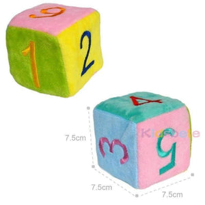 Planet Gates Baby Toys Soft Cloth Rattle Mobile Crib Stroller Toys 1PCS Cube+1PCS Ball Handbell Newborn Educational Colorful Infant Bebe Toys