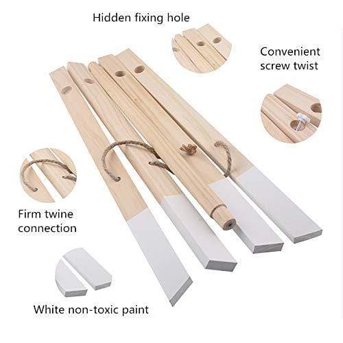 Planet Gates Baby Toys Wooden Play Gym Hanging Mobile Bed Holder Star Pendant Stroller Baby Toy Bell Wood Rattle Ring Newborn Educational Toy