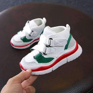 Planet Gates baby white / 1 Autumn Children High Top Sneaker Baby Boy Pu Leather Shoe Girll Fashion Sport Casual Trainer FH2244
