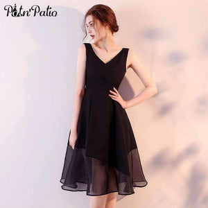 Planet Gates Back Dress / 2 A-Line Tulle  Cocktail Dresses Sweet Elegant V-Neck Sleeveless Open Back Knee-Length Short Homecoming Dresses 2018