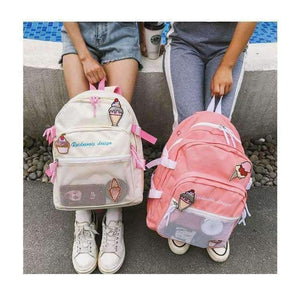 Planet Gates Backpack Korean version Harajuku High-capacity Campus Backpack Leisure Travel bag Student Schoolbag
