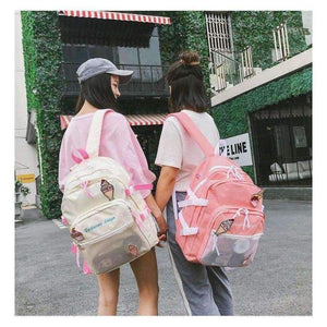 Planet Gates Backpack Korean version Harajuku High-capacity Campus Backpack Leisure Travel bag Student Schoolbag