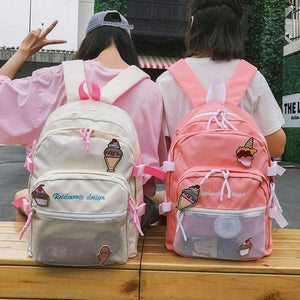 Planet Gates Backpack Korean version Harajuku High-capacity Campus Backpack Leisure Travel bag Student Schoolbag