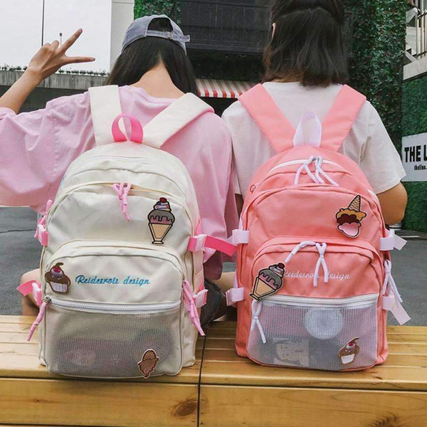 Planet Gates Backpack Korean version Harajuku High-capacity Campus Backpack Leisure Travel bag Student Schoolbag