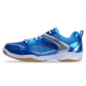 Planet Gates Badminton Shoes Men Leather Badminton Tennis Men Red/Blue Court Shoes Badminton Mens Indoor Sneakers Shoes Size 35-44