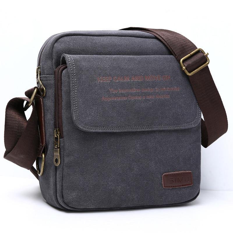Planet Gates Bag High Quality Men Canvas Shoulder Bag Casual Travel Men's Crossbody Bag Male Messenger Bags 3 Size