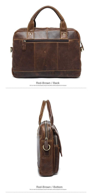 Planet Gates Bag Men's shoulder bag Genuine Leather male Bags Men's Briefcase Laptop 14'' Tote Crossbody Bags for men 8002