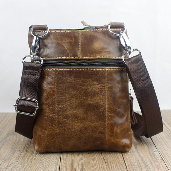 Planet Gates Bag Men's Shoulder Genuine Leather bags Flap Small male man Crossbody bags for men natural Leather bag M701