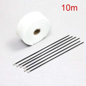 Planet Gates BAI-10M Motorcycle Exhaust Pipe Protection Heat Shield Insulat Wrap For KAWASAKI Vulcan 900 Zzr 400 Er6F Vulcan 800 Ninja 650 Zx6R 2006