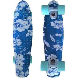 Planet Gates baihua / China 22" Cruiser Skateboard Mini Plastic Skate Board Retro Longboard Graphic Galaxy Starry Printed Skate
