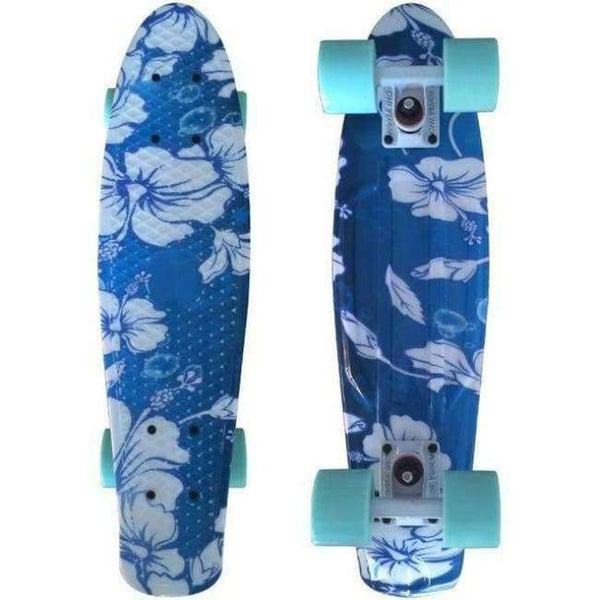 Planet Gates baihua / China 22" Cruiser Skateboard Mini Plastic Skate Board Retro Longboard Graphic Galaxy Starry Printed Skate