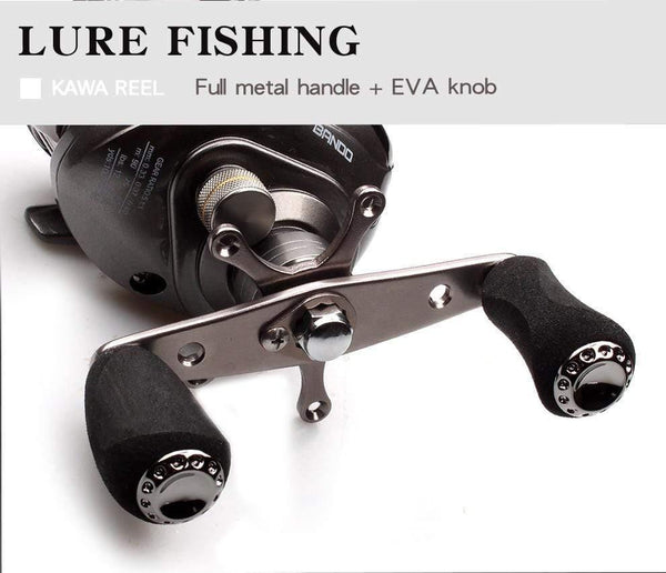Planet Gates Baitcasting Fishing Reel 6BB 5.1:1 Bait Casting Right Hand Reel Magnetic Brake System Water Drop Wheel