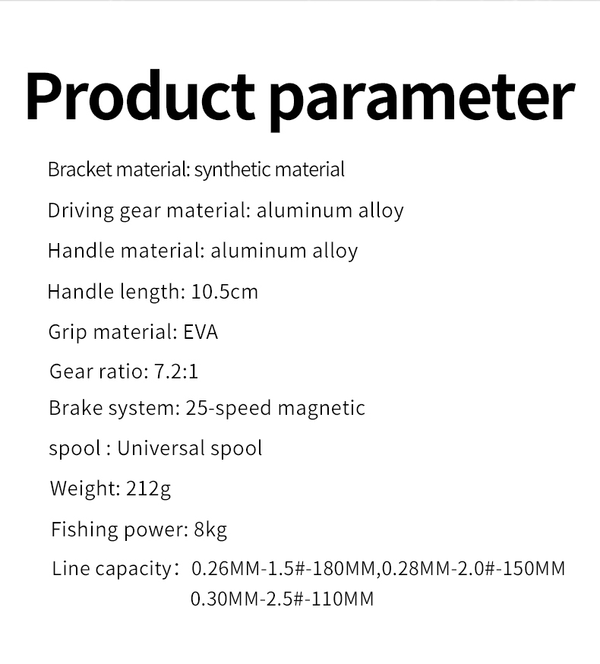 Planet Gates Baitcasting Reel 7.2:1 High Speed 8KG Max Drag Fishing Reel For Bass in ocean environment 48 Hours Reel Fishing