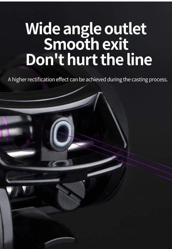 Planet Gates Baitcasting Reel 7.2:1 High Speed 8KG Max Drag Fishing Reel For Bass in ocean environment 48 Hours Reel Fishing