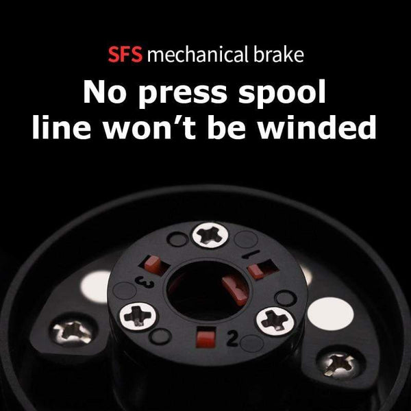 Planet Gates Baitcasting Reel BT2000 8kg Drag SFS Double Brake System Saltwater Reel 6.3:1 High Speed Metal Spare Spool Fishing Reel