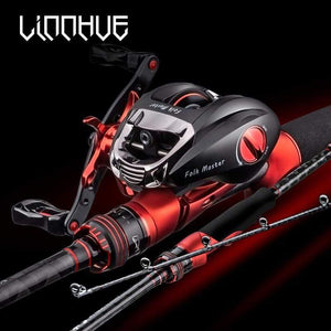 Planet Gates Baitcasting Reel BT2000 8kg Drag SFS Double Brake System Saltwater Reel 6.3:1 High Speed Metal Spare Spool Fishing Reel