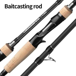 Planet Gates baitcasting rod / 1.8 m / China Fishing Rod 1.68m 1.8m 2.1m 2.4m 2.7m 2/3 Section Casting Spinning Rod Lure 5-40g Travel Rod Baitcasting Gift Rod Cover