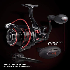 Planet Gates Baitfeeder III 12KG Drag Carp Fishing Reel with Extra Spool Front and Rear Drag System Freshwater Spinning Reel