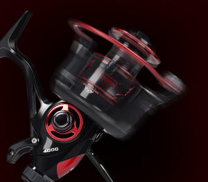 Planet Gates Baitfeeder III 12KG Drag Carp Fishing Reel with Extra Spool Front and Rear Drag System Freshwater Spinning Reel