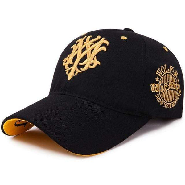 Planet Gates balck gold Women's Baseball Cap Summer Hat Breathable Cotton Caps For Men Embroidery Cap Snapback Anchor Sport For Gorros Sun Hats