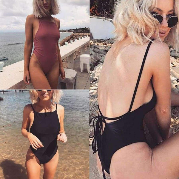 Planet Gates BALCK / L Women swimwear Bandage backless Bikini swimwear women swimwear women brazilia Beach party women swimwear JL 11