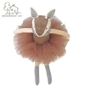 Planet Gates Ballerina Xmas Deer in Tutu Plush Deer Toy MOGOMOGO Soft Stuffed Animal Doll Decorative Luxury Toys Home Accessories