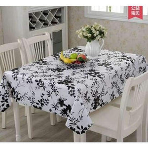 Planet Gates bamboo / 137x137cm PVC TableCloth Waterproof Rectangular Plastic Picnic Cloth for Tea Table Home Textile Fashion Love Festive Red MJ033
