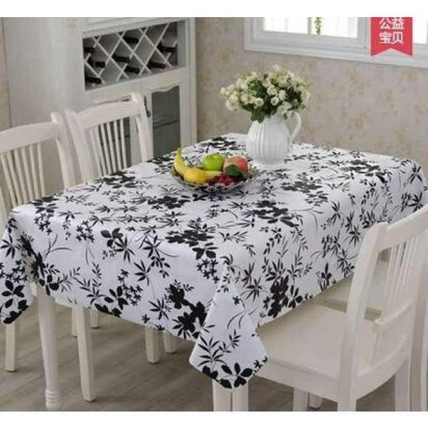 Planet Gates bamboo / 137x137cm PVC TableCloth Waterproof Rectangular Plastic Picnic Cloth for Tea Table Home Textile Fashion Love Festive Red MJ033