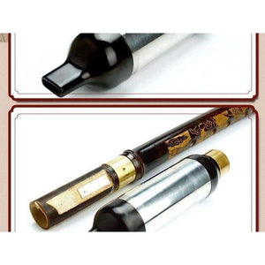 Planet Gates Bamboo Flute Bawu with Case Chinese Elements Musical Instruments High Qualioty Flute Folk Musical Woodwind Instrument