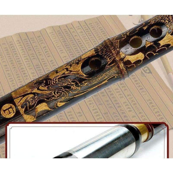 Planet Gates Bamboo Flute Bawu with Case Chinese Elements Musical Instruments High Qualioty Flute Folk Musical Woodwind Instrument