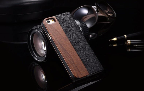 Planet Gates Bamboo / For iphone X 10 Wood Case For iPhone 8 7 6S Plus Cases Genuine Bamboo Flip Leather Wallet Stand Coque For iPhone 6 6s XS Max X 10 Case