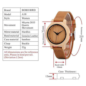 Planet Gates Bamboo Watches Lovers Handmade Natural Wood Luxury Wristwatches Ideal Gifts Items Drop Shipping