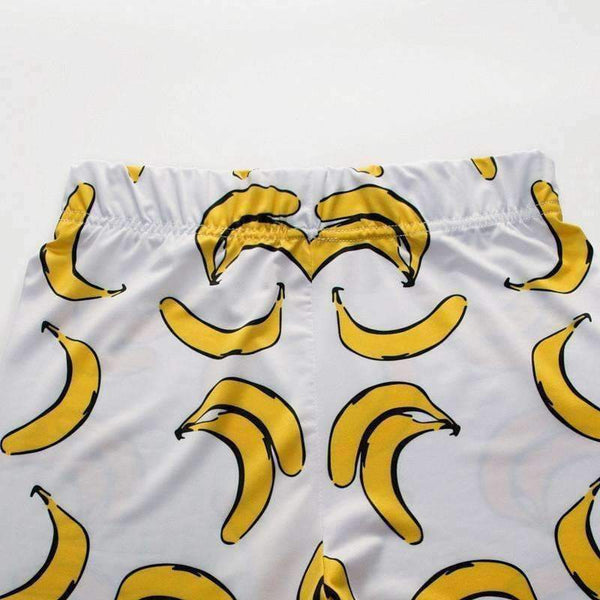 Planet Gates Banana Printed Leggings Fitness Women Workout Leggings Brand Fashion Push UP Stretchy Objects Pants Female Trousers