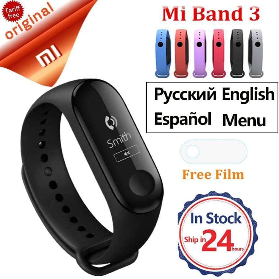 Planet Gates Band 3 Add Purple / China Smart Bracelet Heart Rate Monitor Miband 3 Smart Band Waterproof Fitness Tracker Smart Wristband Mi Band 3