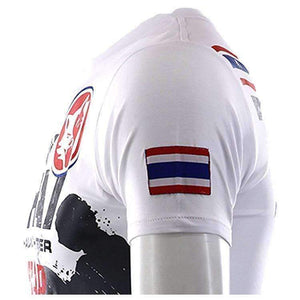 Planet Gates Bangkok Boxing MMA T Shirt Gym Tee Shirt Fighting Fighting Martial Arts Fitness Training Muay Thai T Shirt Men Homme