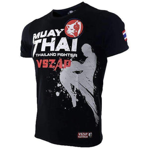 Planet Gates Bangkok Boxing MMA T Shirt Gym Tee Shirt Fighting Martial Arts Fitness Training Wolf Muay Thai T Shirt Men Homme S-4XL