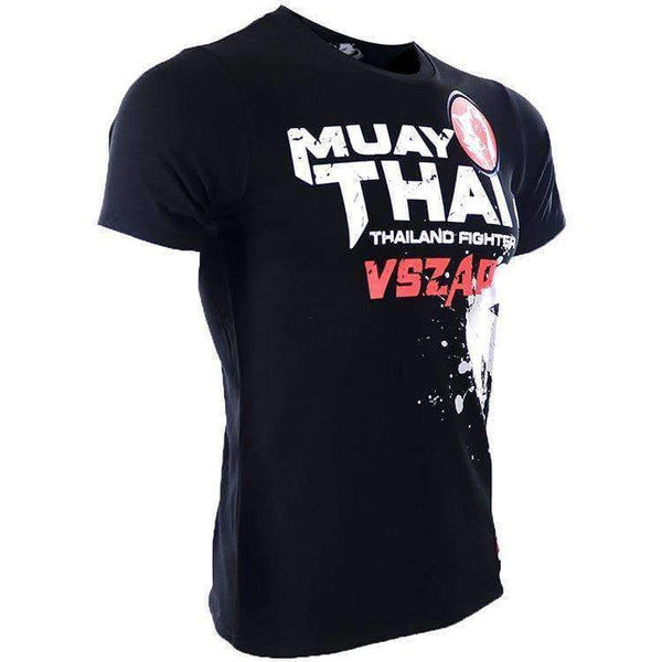 Planet Gates Bangkok Boxing MMA T Shirt Gym Tee Shirt Fighting Martial Arts Fitness Training Wolf Muay Thai T Shirt Men Homme S-4XL