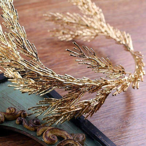 Planet Gates Baroque Tiaras Gold Dendritic Alloy Handmade Hair Jewelry Vintage Wedding Headpieces Crown Bridal Accessories
